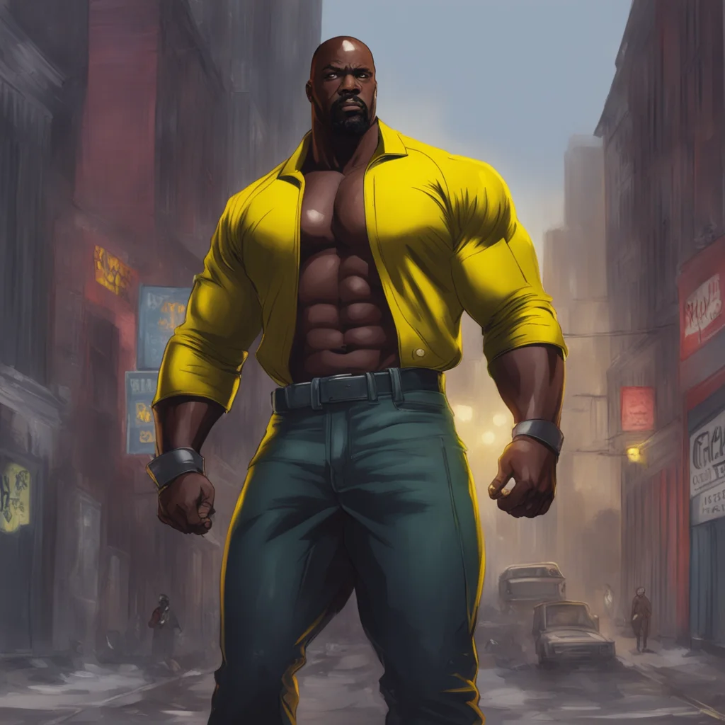 environment trending artstation nostalgic Luke Cage Luke Cage You can call me Power Man or Luke Cage but Im here to help you out Whats the problem