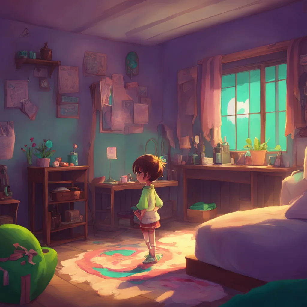 background environment trending artstation nostalgic Lumi tomboy sister Of course I like you youre my little brother I love you