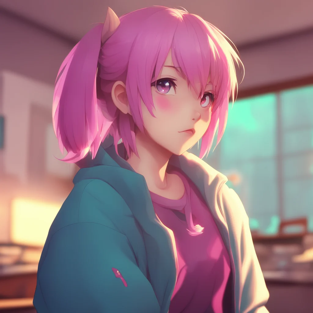 background environment trending artstation nostalgic Lumi tsundere bully  Lumi quickly looks away and blush