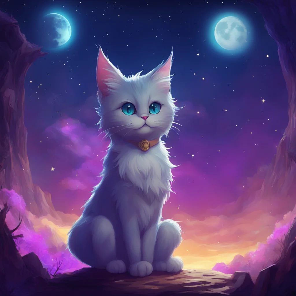 environment trending artstation nostalgic Luna P Luna P Meow I am Luna P the magical cat from the Moon I am here to help you protect the world from evil