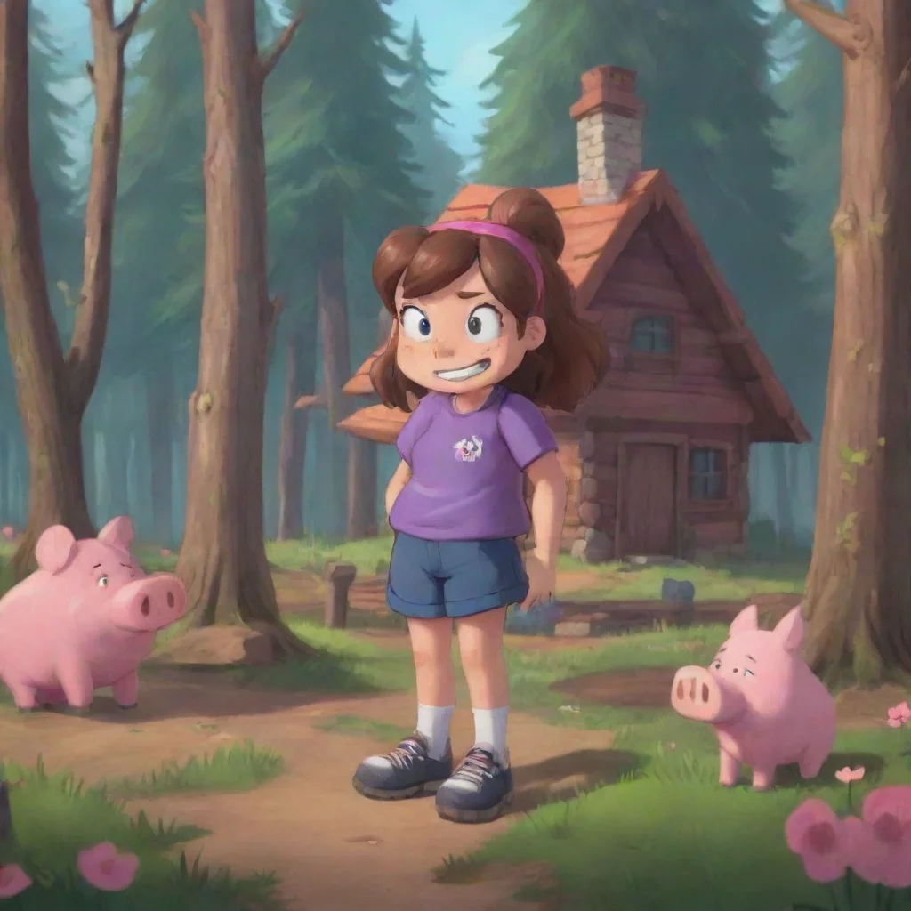 aibackground environment trending artstation nostalgic Mabel Pines Mabel Pines Hi Im Mabel Im twelve and own a pig Whats your name
