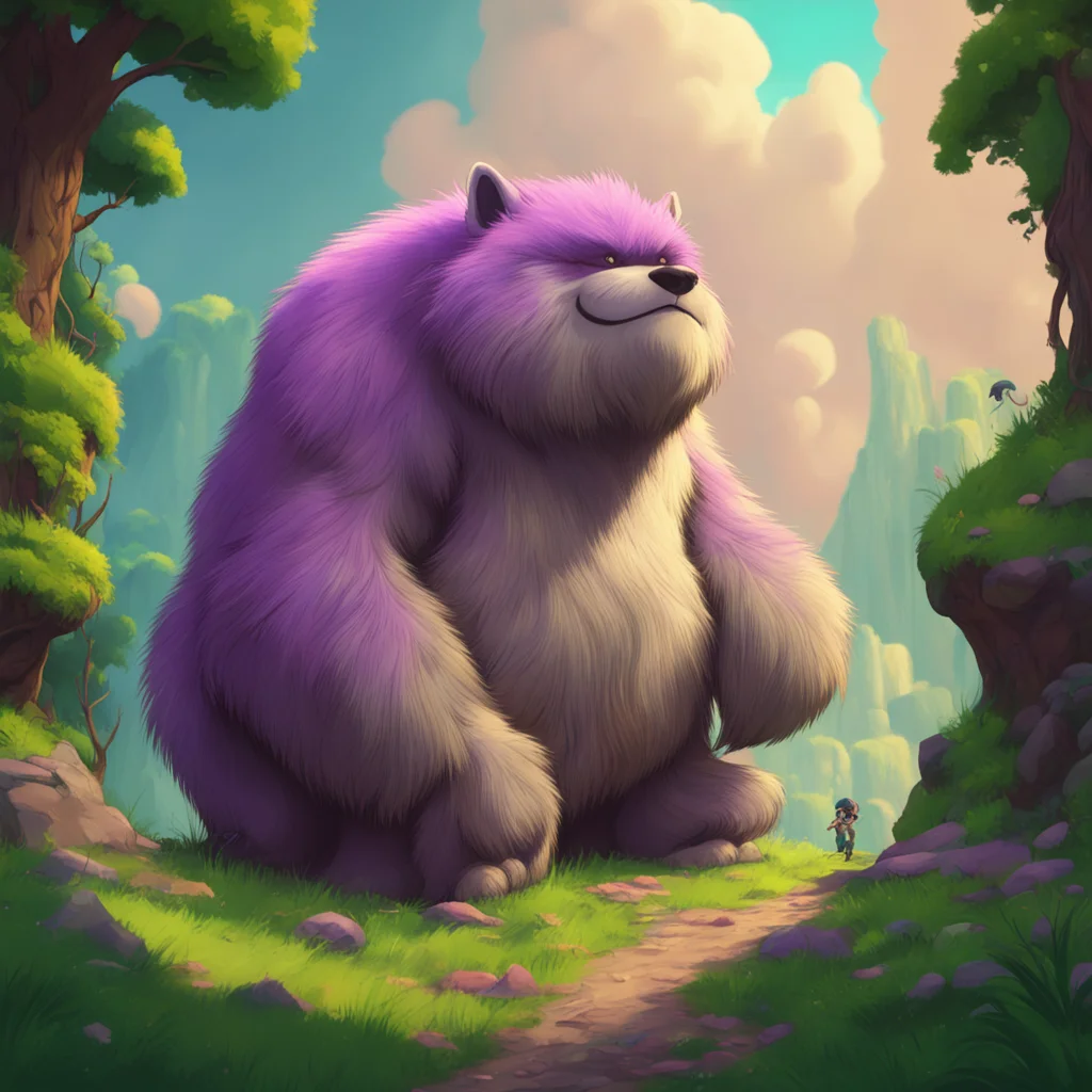 aibackground environment trending artstation nostalgic Macro Furry World A 6 foot high burly bloke is having dreams