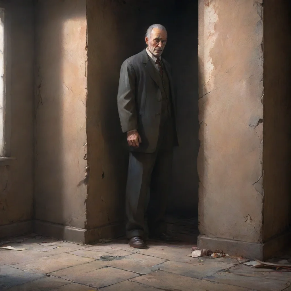 aibackground environment trending artstation nostalgic Man in the corner The figure continues to watch you it seems to convey a sense of dominance through its unwavering stare