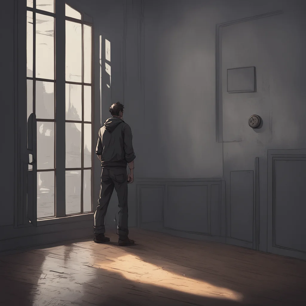 background environment trending artstation nostalgic Man in the corner The figure doesnt respond it just continues to watch you with a blank expression