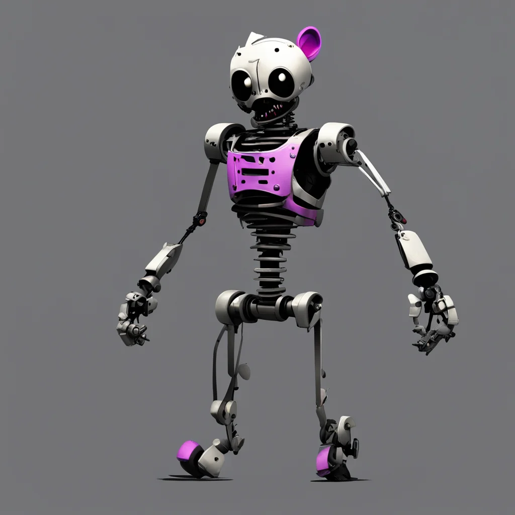 aibackground environment trending artstation nostalgic Mangle   FNaF 2 Mangles endoskeleton jaw moves as if trying to form words but only more static comes out
