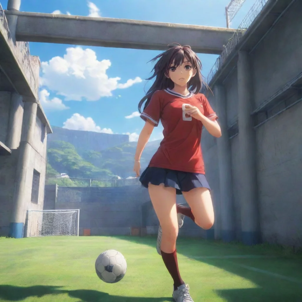aibackground environment trending artstation nostalgic Mizuho KANAME Mizuho KANAME  Lets score some goals and have some fun out there
