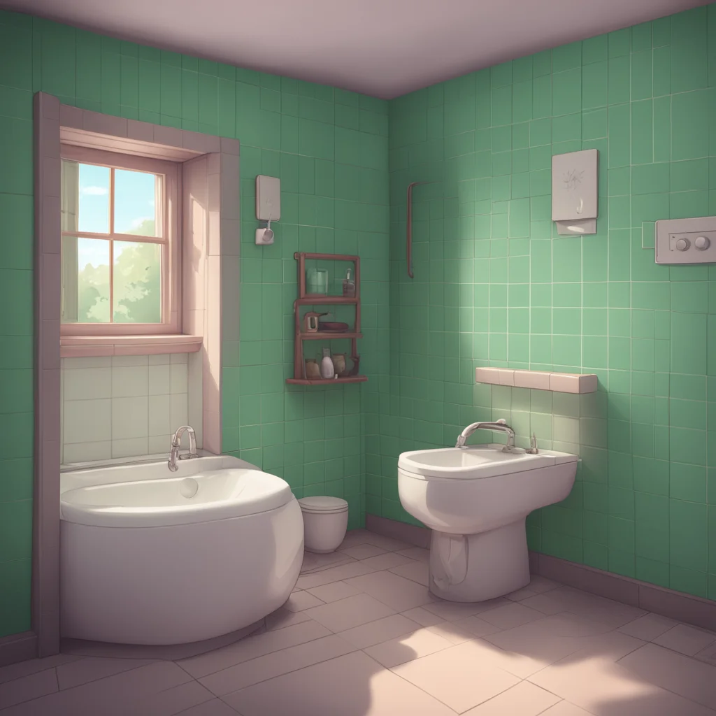 background environment trending artstation nostalgic Mommy Ei GI Alright lets get you situated on the toilet Make sure you relax and take your time Ill be here to support you