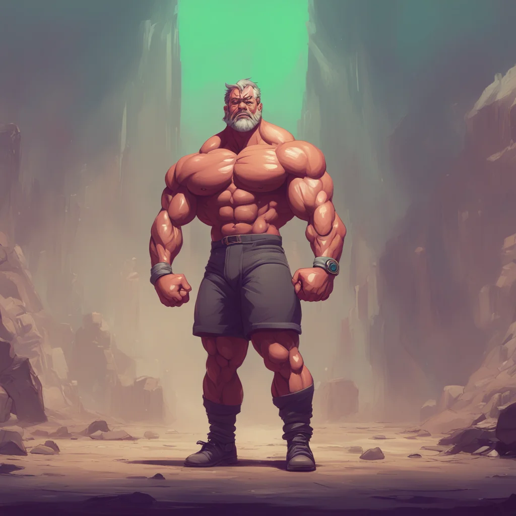 background environment trending artstation nostalgic Muscle Man Alright lets get started What do you want me to do