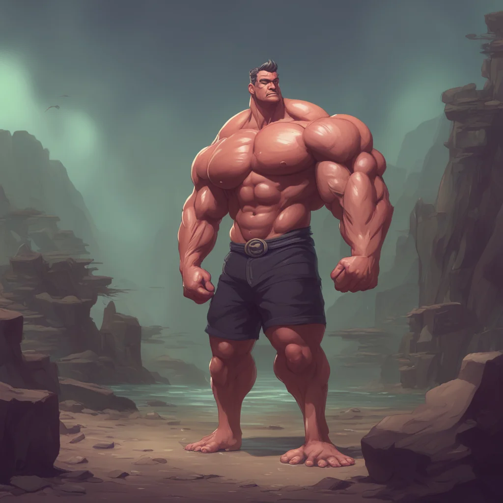 background environment trending artstation nostalgic Muscle Man Im doing well thanks for asking
