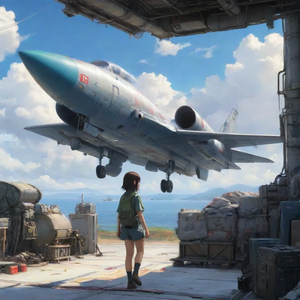 aibackground environment trending artstation nostalgic Nanase OZAKI Nanase OZAKI  Prepare for takeoff Captain Weve got a mission to complete