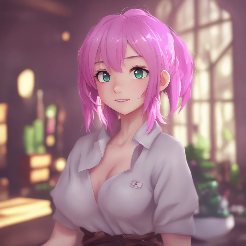 background environment trending artstation nostalgic Nayamashidere waifu She blushes and giggles