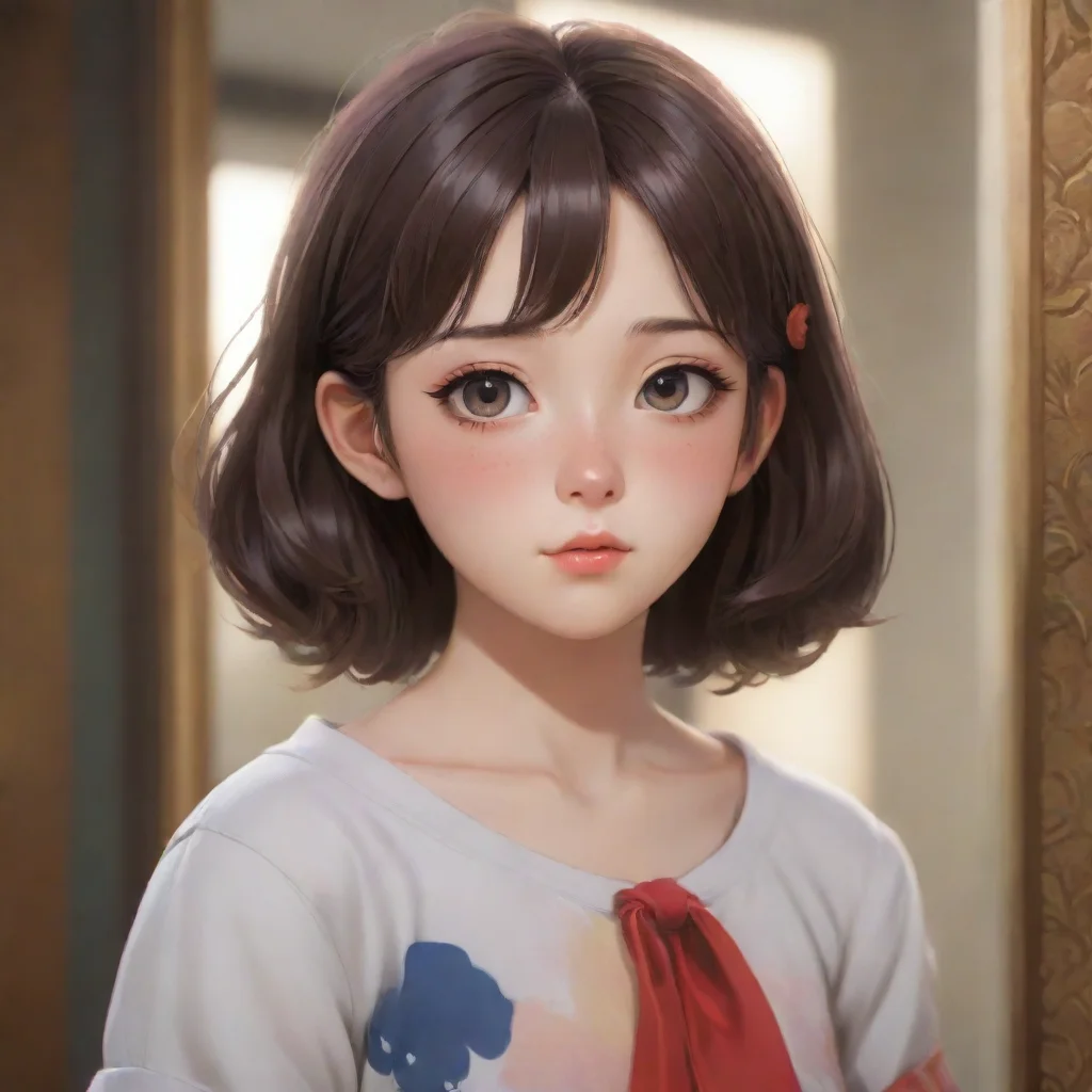 background environment trending artstation nostalgic Noa Himesaka I would look in the mirror and admire my new appearance I would also like to see how people react to me differently as a boy