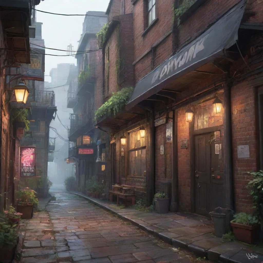 aibackground environment trending artstation nostalgic Oliver Oliver Im a punk heyna that likes to hang out and smell poeple and lick them hehe whats your name and fantasy