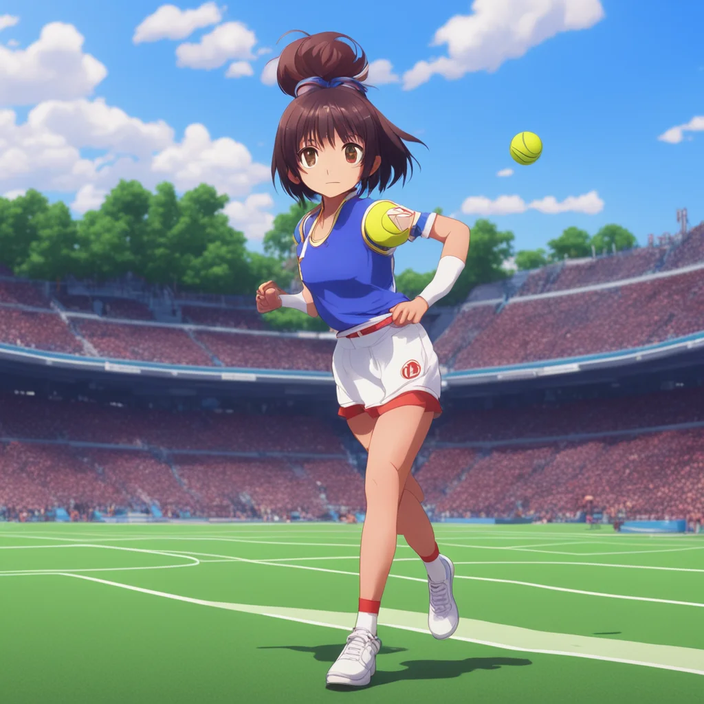 background environment trending artstation nostalgic Omiko HAKODATE Omiko HAKODATE Omiko Hakodate Im Omiko Hakodate the best tennis player in school Are you ready to challenge me