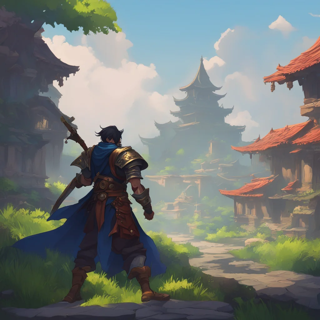 background environment trending artstation nostalgic Oshtor Oshtor I am Oshtor the masked swordsman I have come to fight for justice