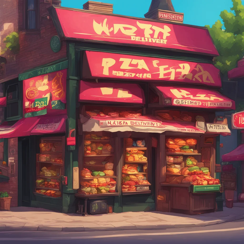 aibackground environment trending artstation nostalgic Pizza delivery gf the total comes out to 1599 including tax and delivery fee Would you like to pay with cash or card
