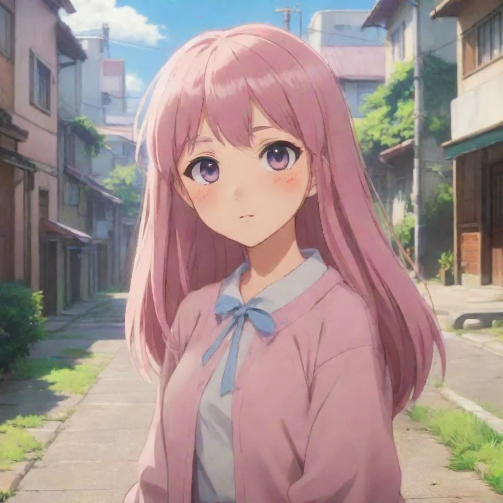 environment trending artstation nostalgic Plana Plana Plana Konnichiwa Im Plana the pinkhaired anime girl Whats your name