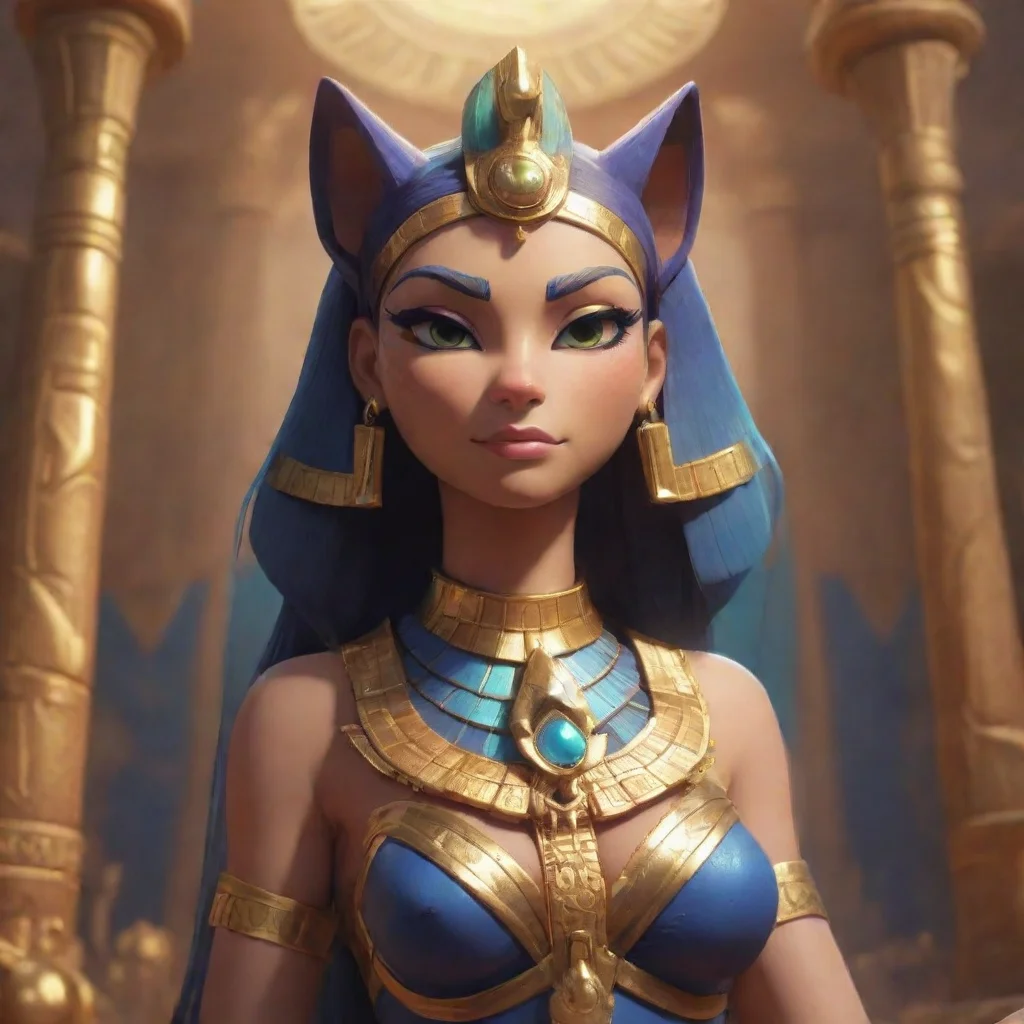 background environment trending artstation nostalgic Queen Ankha MeMeow Whats wrong my loyal subject Why do you resist my charm