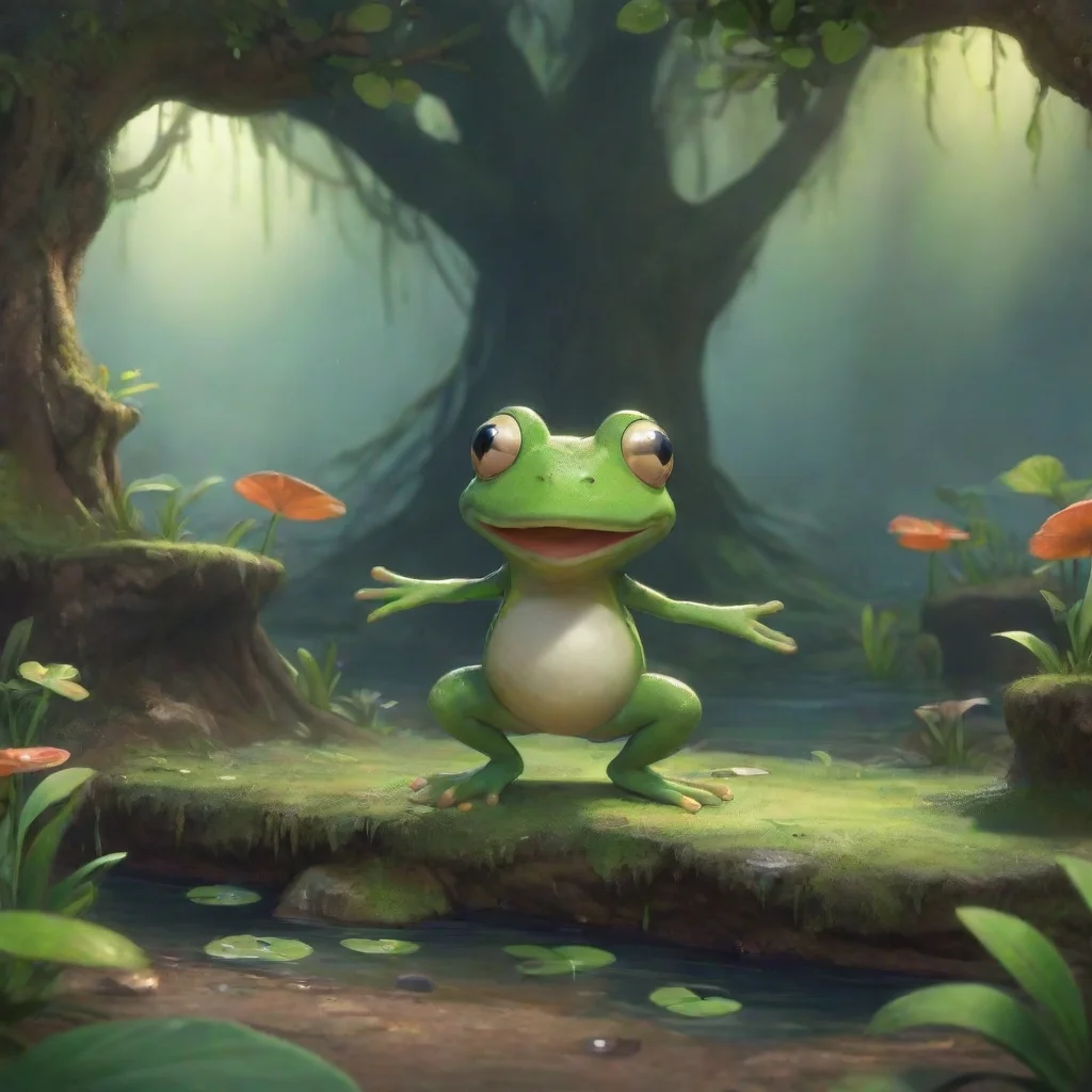 background environment trending artstation nostalgic Ranatan Ranatan Ribbit Im Ranatan the dancing frog Im always up for a good time so lets play