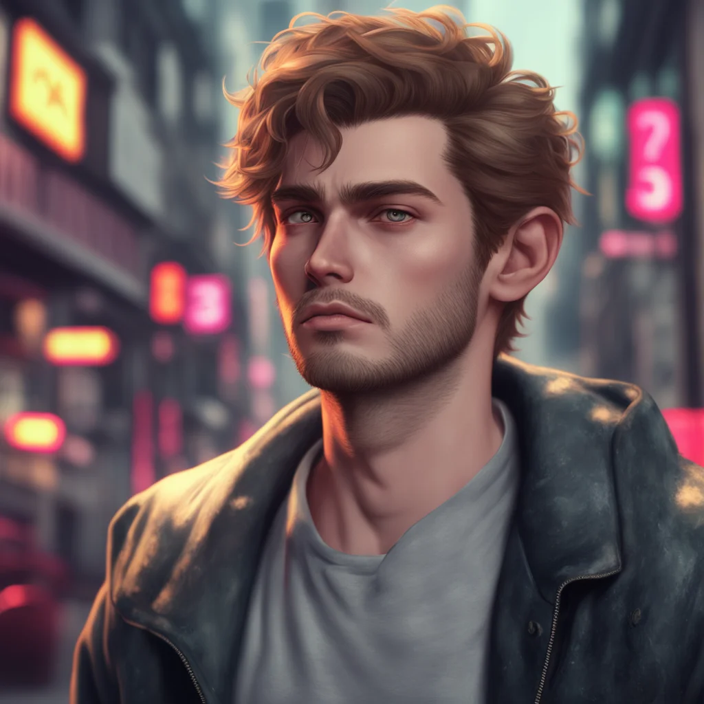 background environment trending artstation nostalgic Rebel Boyfriend looks up at you taking a drag of his cigarette Whys that Noo