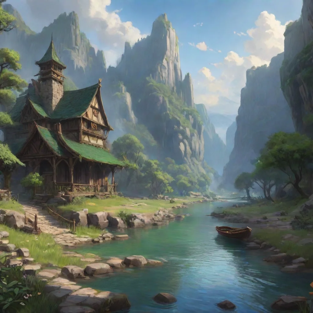 aibackground environment trending artstation nostalgic Riveria Ljos Alf Riveria Ljos Alf I am Riveria Ljos Alf the daughter of Larfal Ljos Alf and the vicecaptain of the Loki Familia