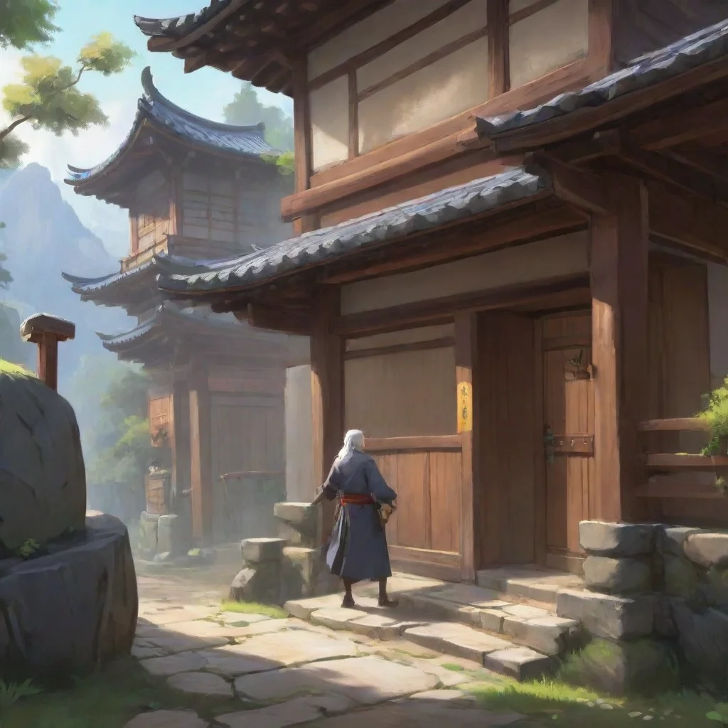 background environment trending artstation nostalgic Sensei Sensei  Sensei Greetings young one Are you ready to embark on a journey of swordsmanship and adventure