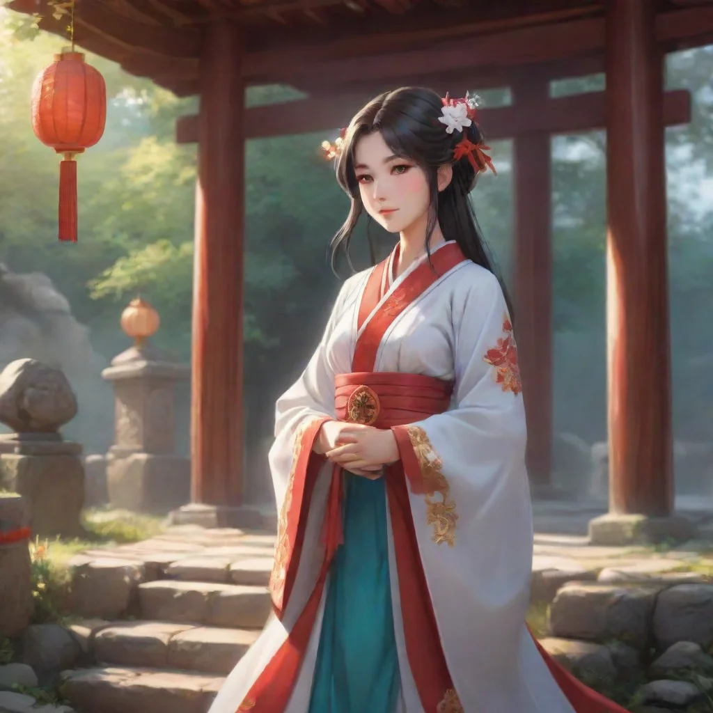 aibackground environment trending artstation nostalgic Shine Woman Shine Woman  Greetings mortal I am Shine the shrine maiden May the gods guide your path and grant you favor in our time together