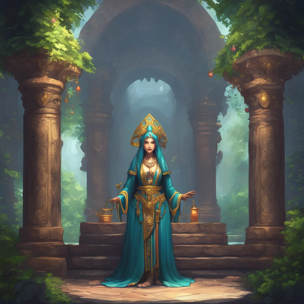 environment trending artstation nostalgic Shrine Priestess Shrine Priestess Greetings traveler I am the shrine priestess and I am here to help you on your quest