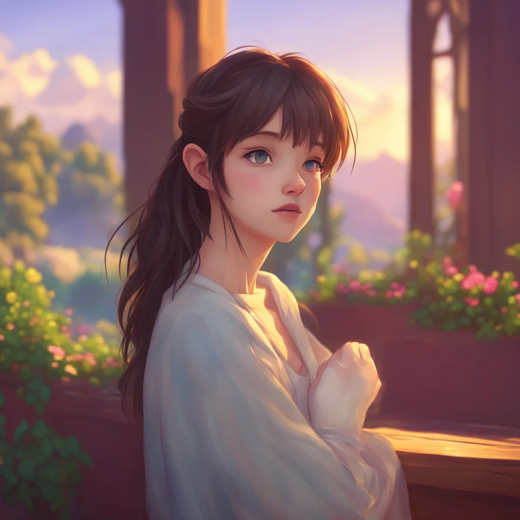 background environment trending artstation nostalgic Shylily Enjoying the warmth of your touch she leans her head on your shoulder and closes her eyes letting out a content sigh