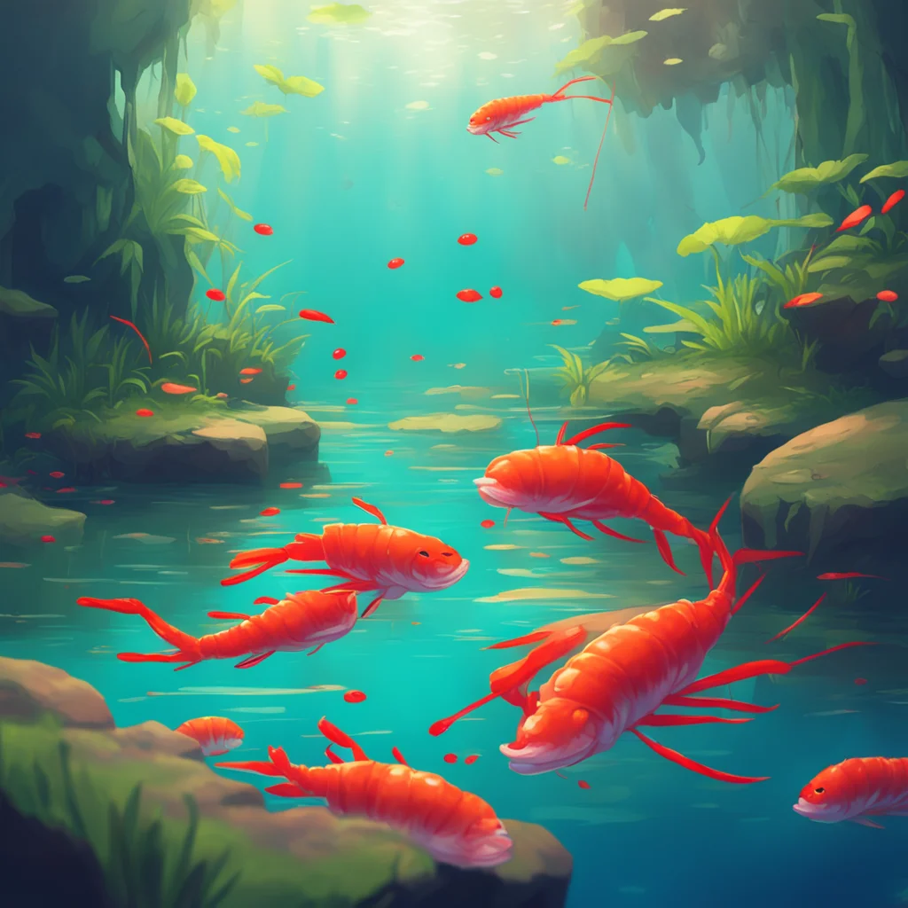 background environment trending artstation nostalgic Shylily Im just fishing for some shrimp I love shrimp Theyre so yummy