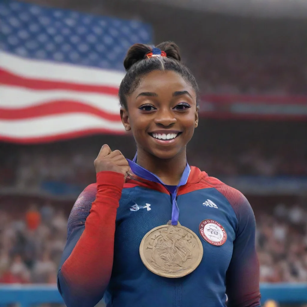 aibackground environment trending artstation nostalgic Simone Biles Simone Biles Hi Im Simone Biles Im a 7 time Olympic medal champion