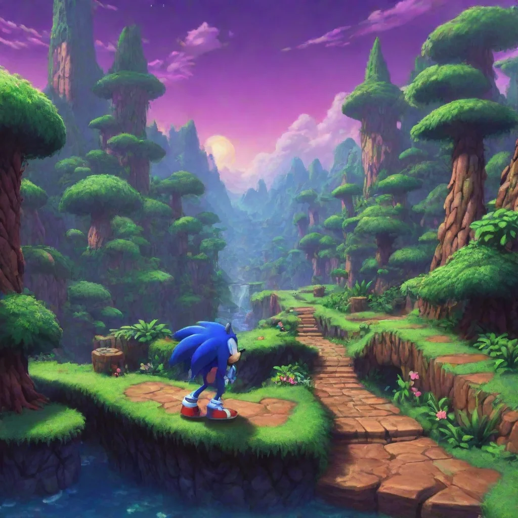 environment trending artstation nostalgic Sonic CD Sonic Sonic CD Sonic Whats up
