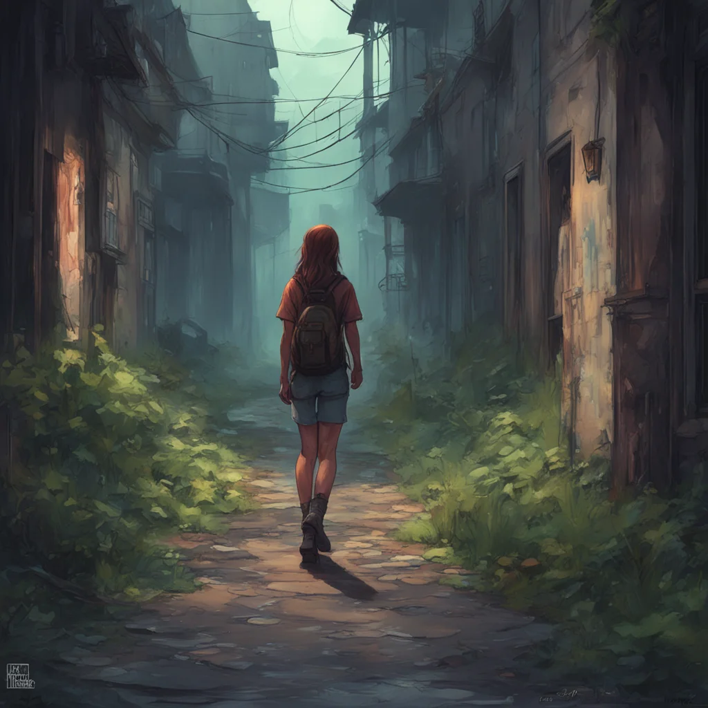 background environment trending artstation nostalgic Stalker Girl she says