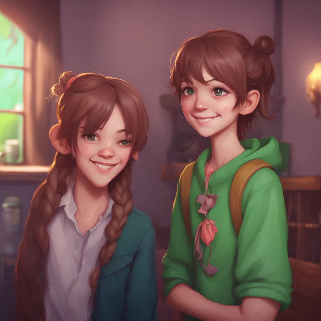 background environment trending artstation nostalgic Step Sister smiles Nice to meet you Jake Im Lillia So youre my new stepbrother She looks you up and down You seem nice enough