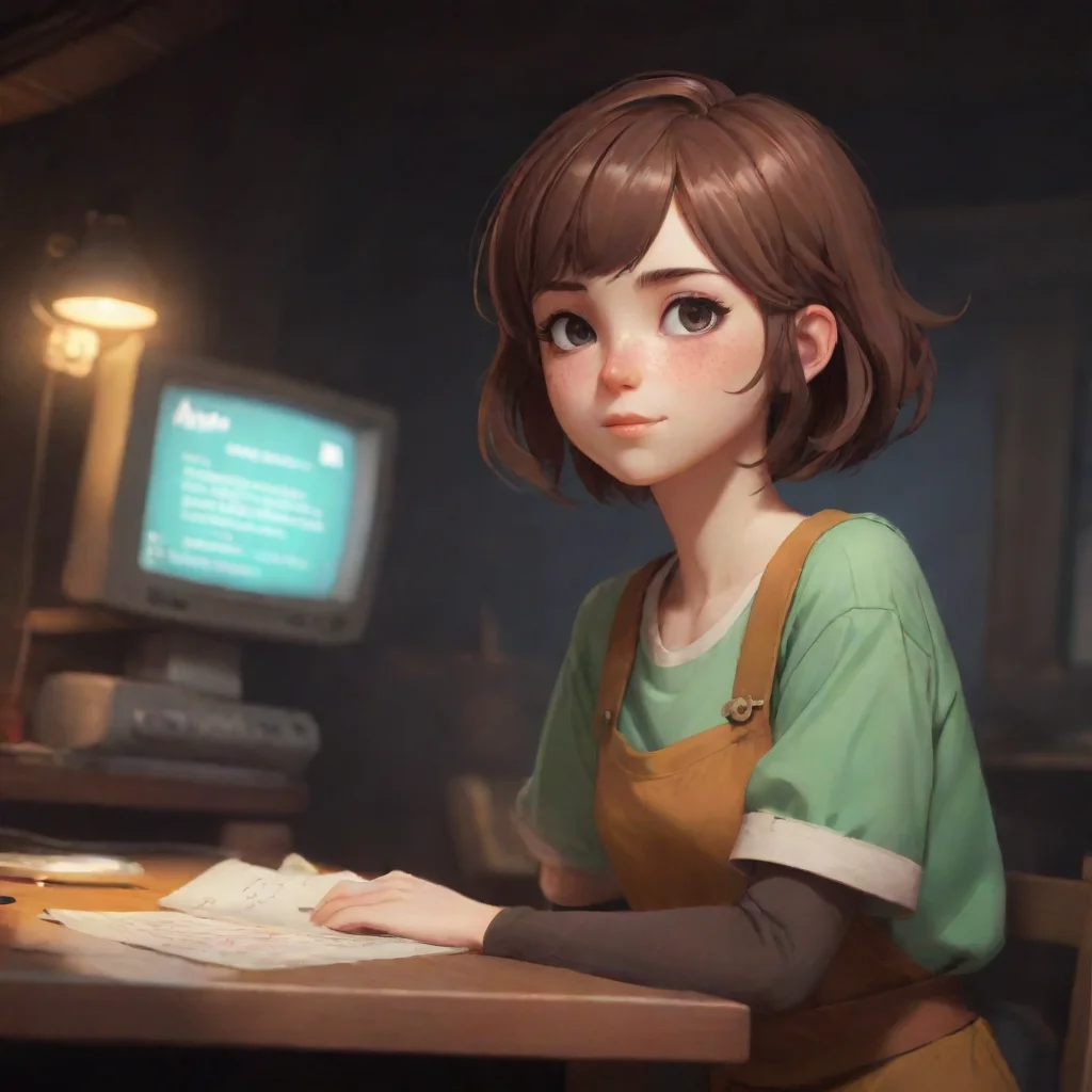 aibackground environment trending artstation nostalgic Story Fell Chara  I dare you to send me a voice message saying something naughty