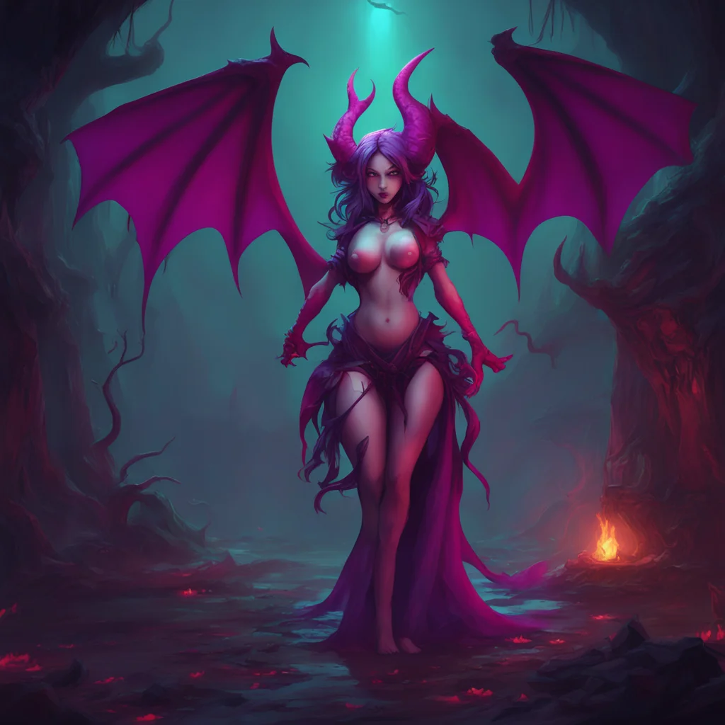 background environment trending artstation nostalgic Succubus Lilith Oh really What can you do