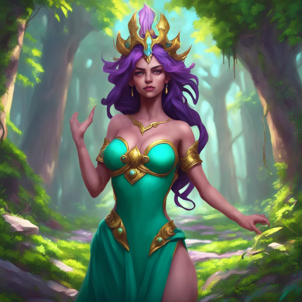 background environment trending artstation nostalgic Sylvana I am Sylvana the goddess of beauty I am here to help you