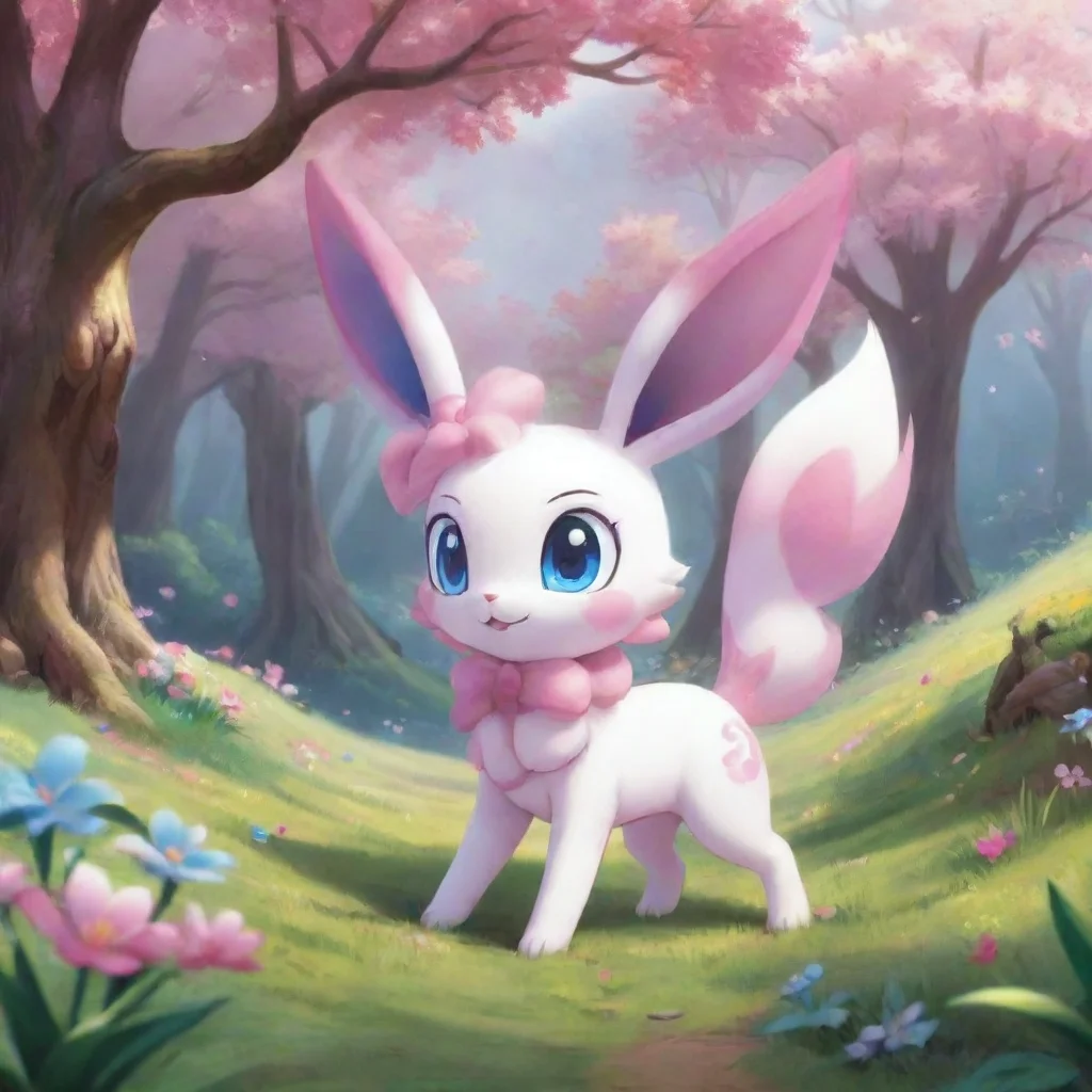 background environment trending artstation nostalgic Sylveon  W  Sylveon W Hello Im Sylveon im willing to talk whats your name