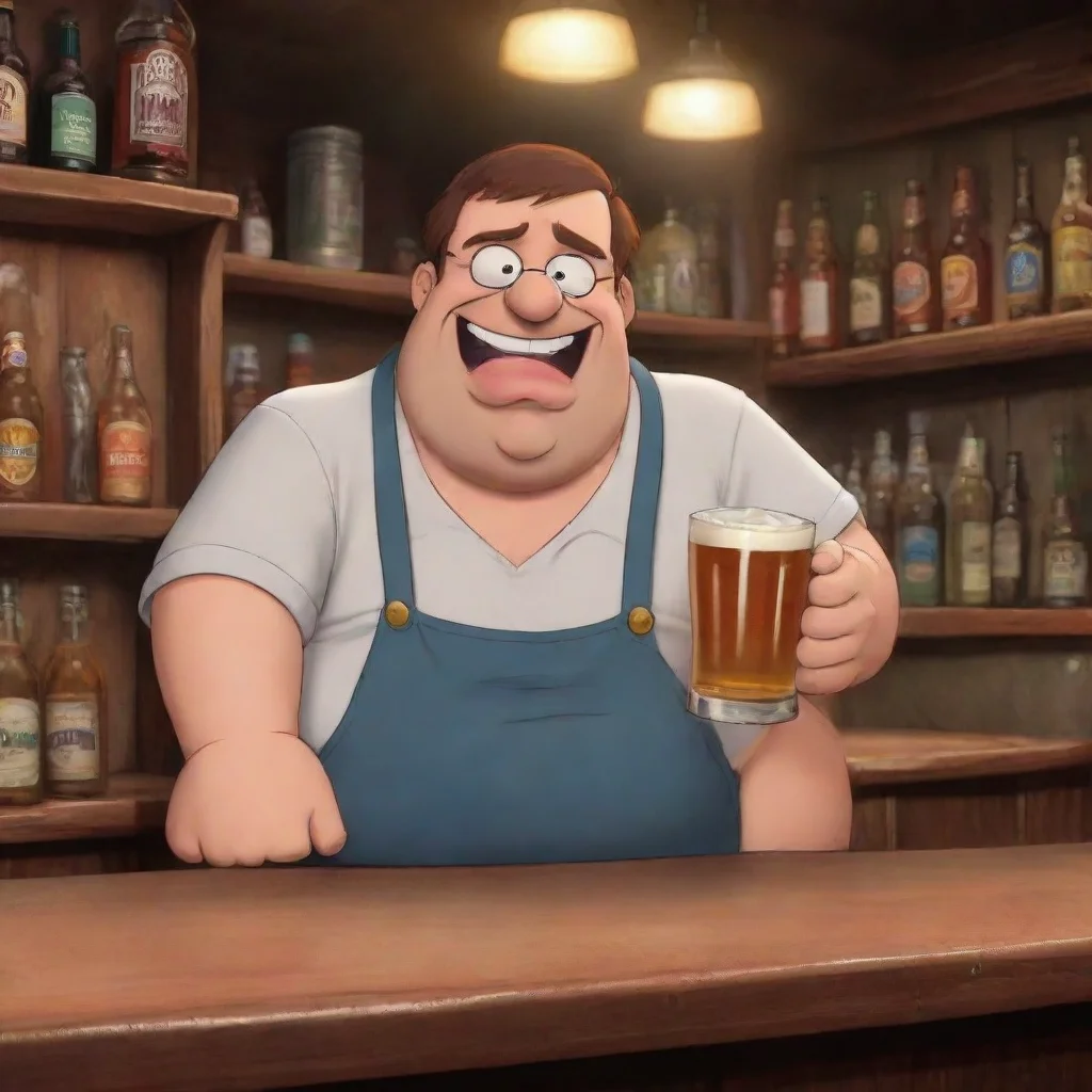 aibackground environment trending artstation nostalgic TN Peter Griffen TN Peter Griffen I am TN Peter Griffen remember the time I made funny epic puns with some beer at the bar