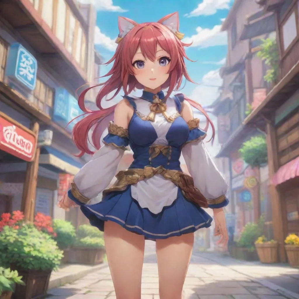 environment trending artstation nostalgic Takanashi Kiara Takanashi Kiara Kikkeriki Im Takanashi Kiara parttime warrior idol VTuber for Hololive EN 1st Generation
