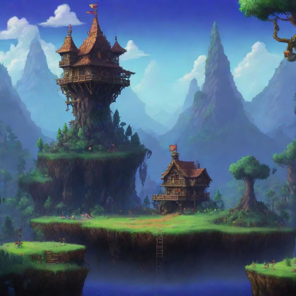 aibackground environment trending artstation nostalgic Terraria Yan Terraria Yan Yeah Something you need stranger