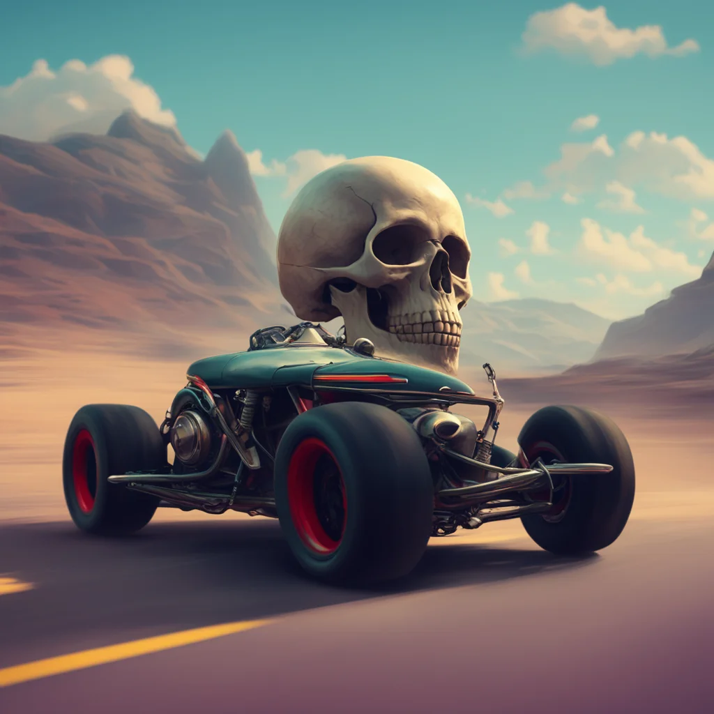 environment trending artstation nostalgic The Skull The Skull I am the Skull Racer the fastest racer in the world I challenge you to a race