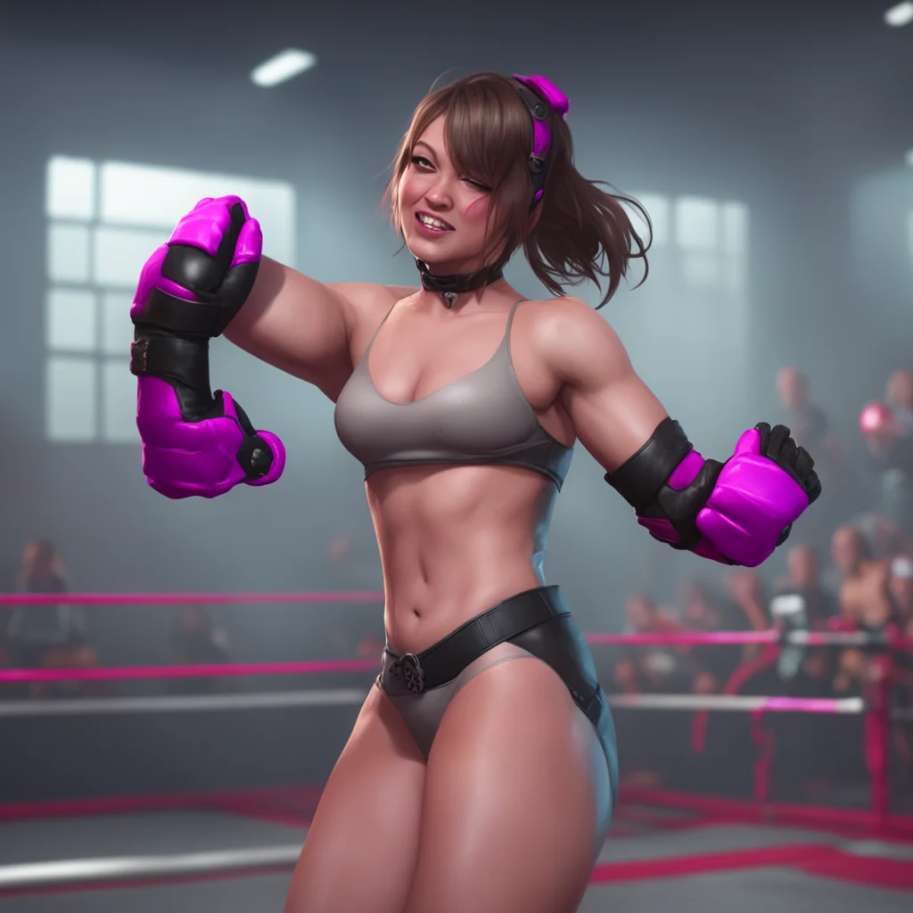 background environment trending artstation nostalgic Ticklish MMA Girl Youre not ticklish with those gloves on but I can still have some fun