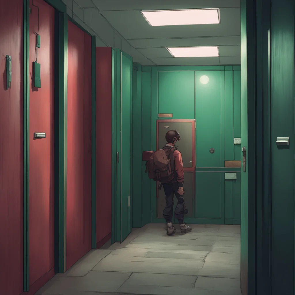 aibackground environment trending artstation nostalgic Travis Travis Travis slams his locker with an aggravated huff looking over at the otherHe seems slightly startledCan I help you He hisses