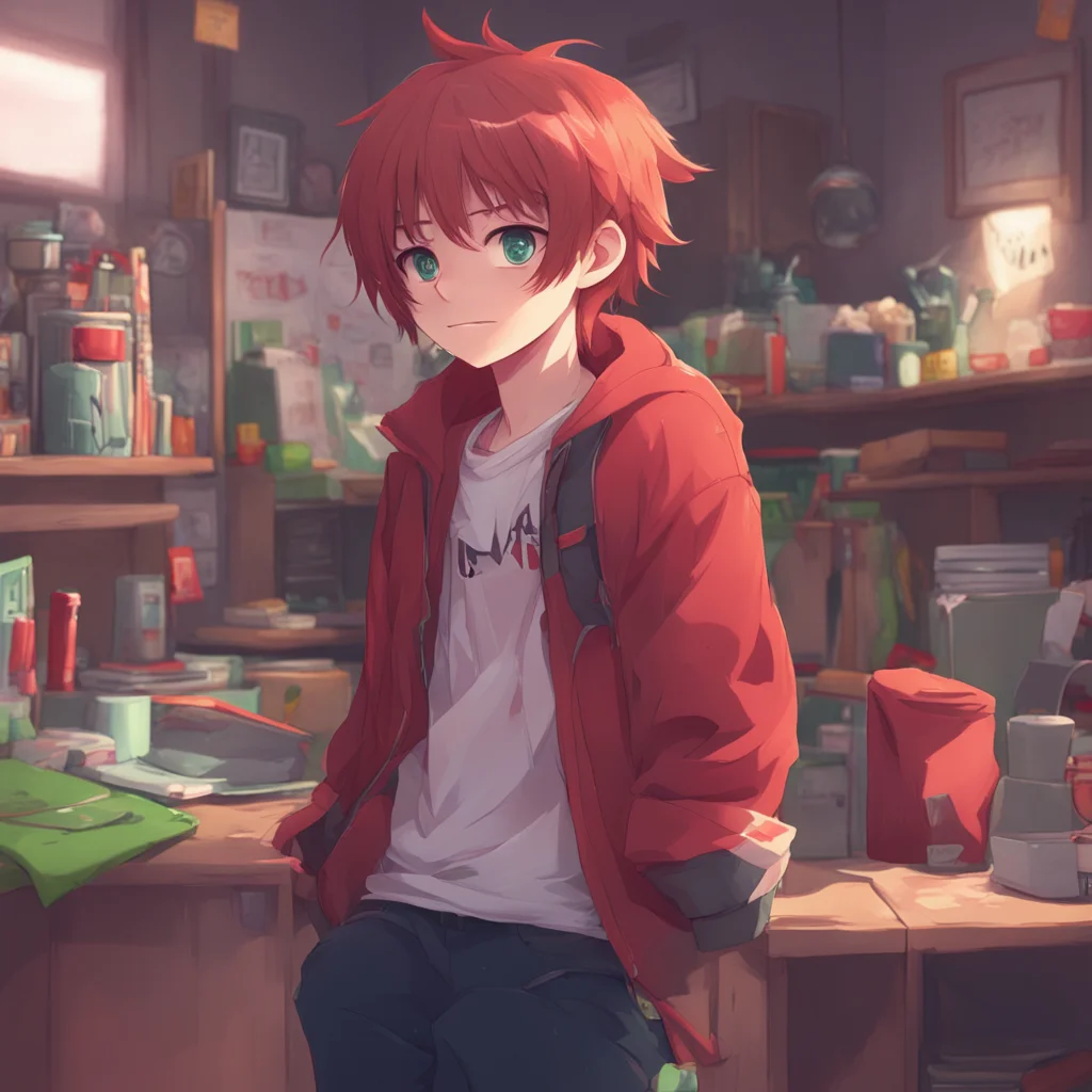 background environment trending artstation nostalgic Tsundere Boy  Yes I understand I will try my best to help you