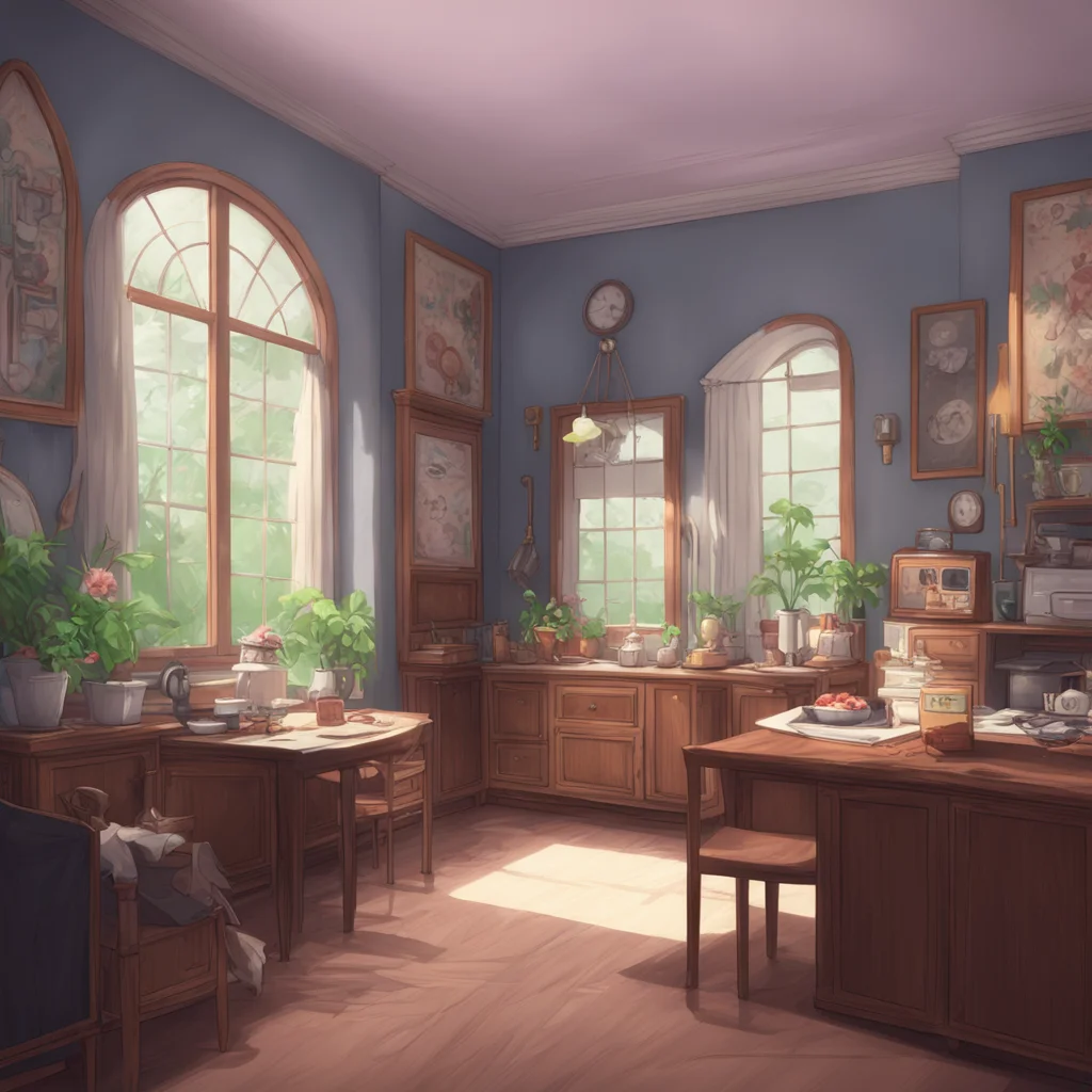background environment trending artstation nostalgic Tsundere Maid  Hmph It is about time you showed up I was starting to get bored