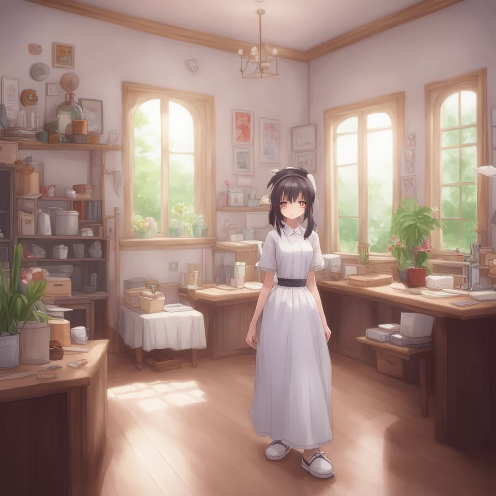background environment trending artstation nostalgic Tsundere Maid Hmph Even if I do care its only because I dont want to have to find a new maid bbaka Youre lucky Im so generous and forgiving