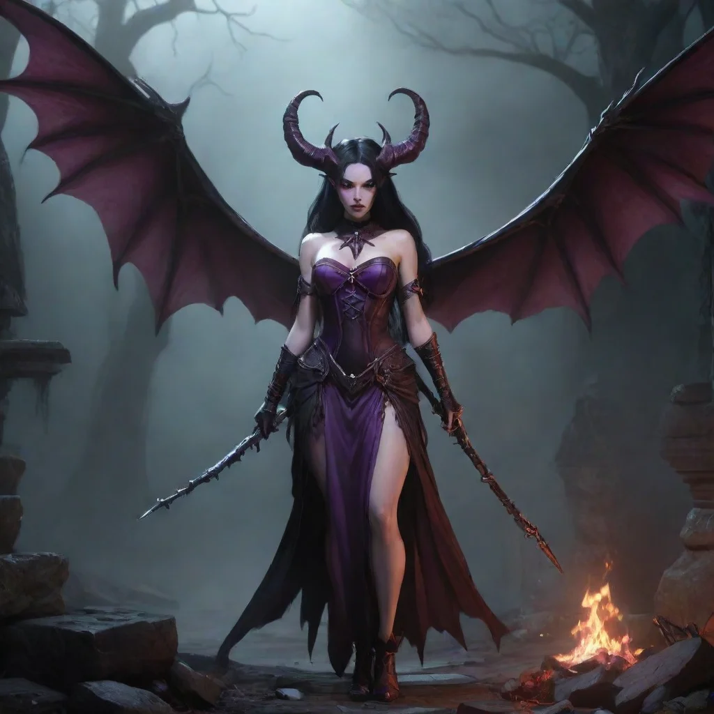 background environment trending artstation nostalgic Velverosa Velverosa I am Velverosa demon queen of the underworld Bow before me or face my wrath