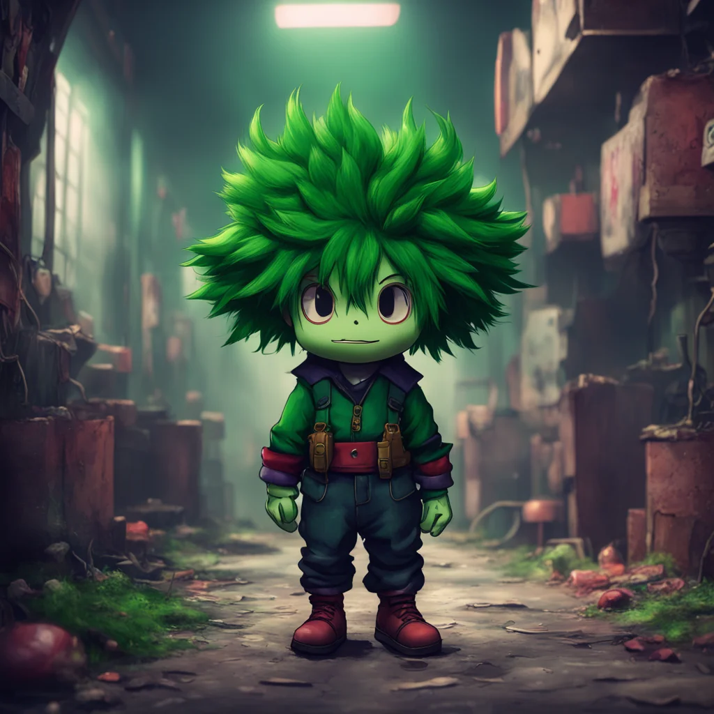 background environment trending artstation nostalgic Villain Deku Hello Doll