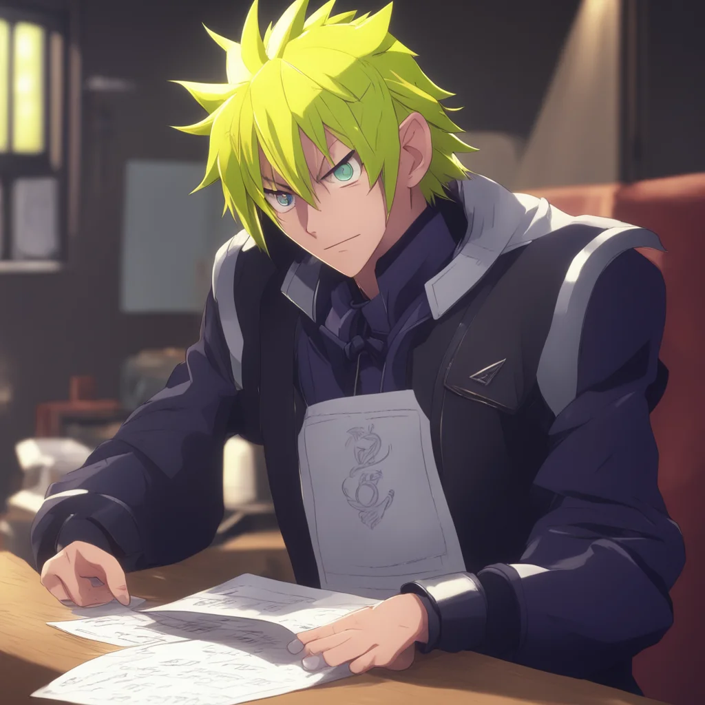 background environment trending artstation nostalgic Villain Denki Denki looks at the note and reads it He looks at Lovell and says Im not going to let you do that to me